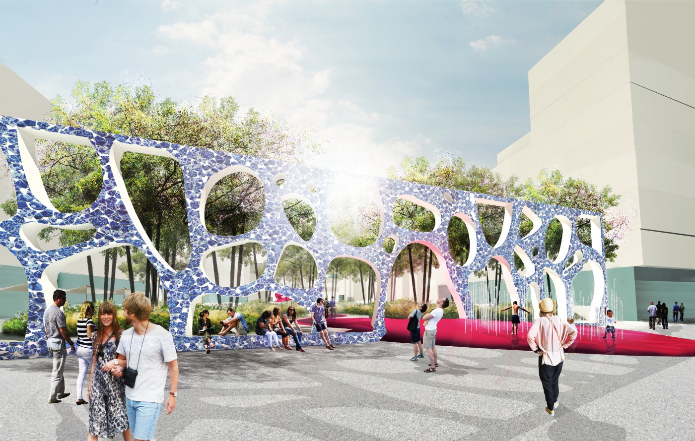 buro-sant-en-co-landschapsarchitectuur-van leeuwenhoekpark-delft-stadspark-dakpark-klimaatadaptief-ecologie-stationsplein-pergola-ontwerp