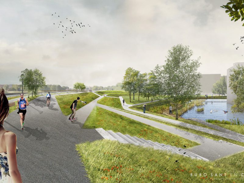 Buro-sant-en-co-landschapsarchitectuur-Dijkpark-Amsterdam ontwerpschets-2018